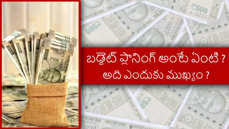 Budget Planning in telugu