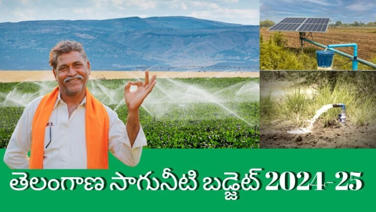 Telangana irrigation Budget 2024-25